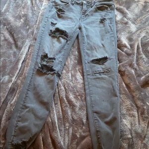 Black American Eagle jegging jeans